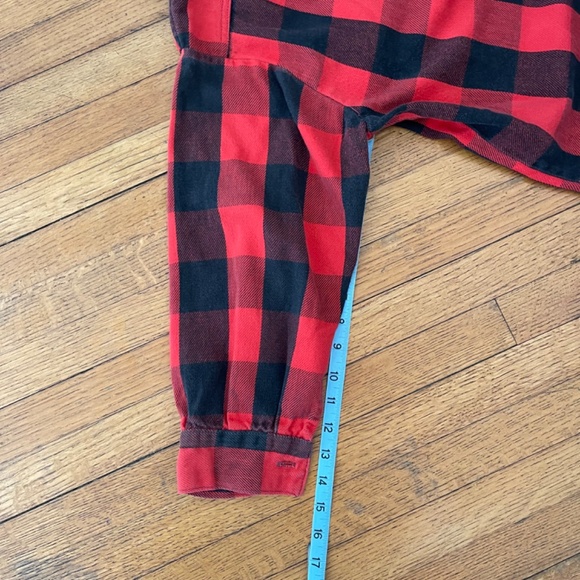 Vintage Outdoor Exchange Medium Buffalo Plaid Flannel Women's Shirt Size Medium - Picture 7 of 8